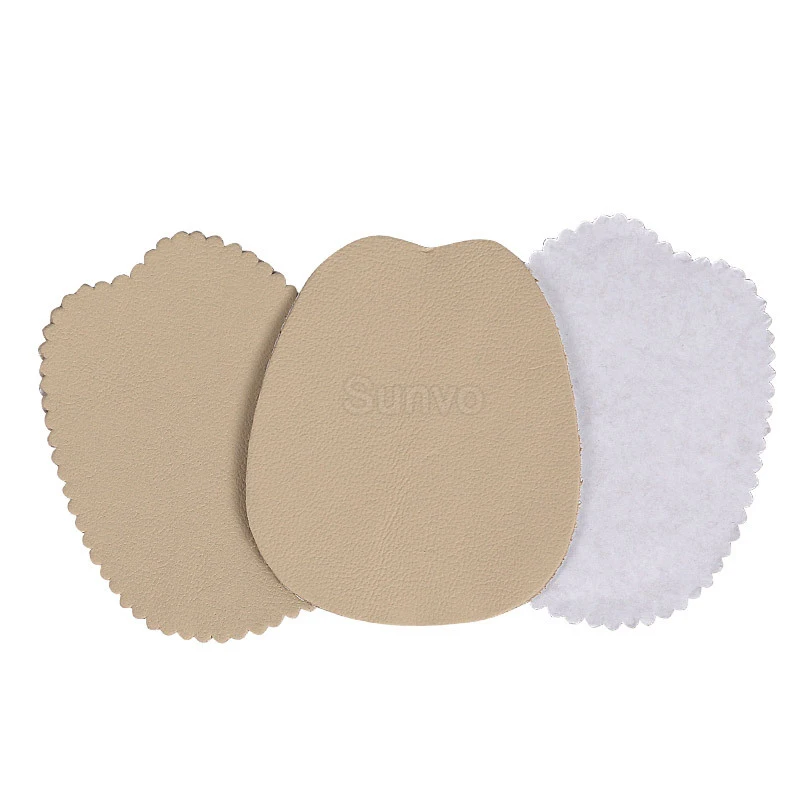 Shoe Anti Slip Stickers Sunvo Anti-Slip Cow Leather Insoles Stickers For Women High Heels Sandals Cushion Foot Self-adhesive Patch Non-slip Forefoot Pad