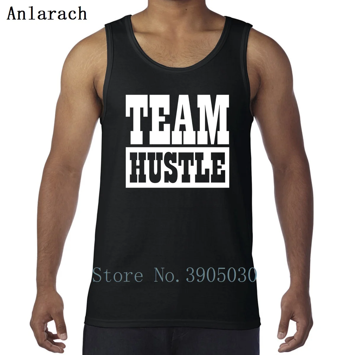 

Team Hustle Vests Vintage Branded Sleeveless Summer Tank Tops Men High Quality Print Fashion Anlarach Singlets