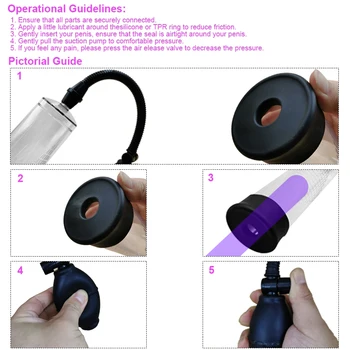 extender penis pump enlargement trainer male masturbator vacuum bigger growth pump for penis men sex toys massager adult sexy 6