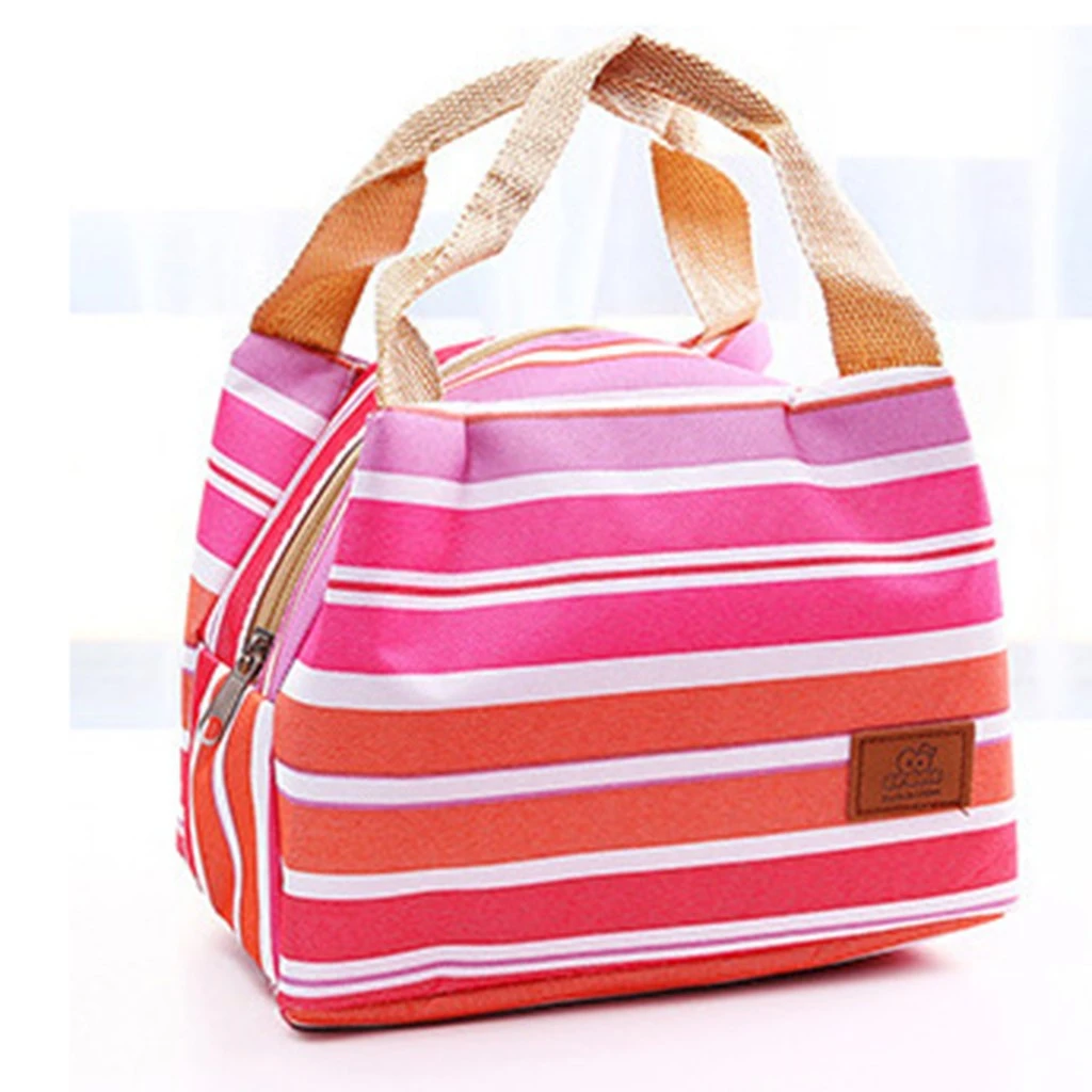 Aelicy изолированный ланч-мешок термальная полоса Симпатичные сумки-шопперы кулер