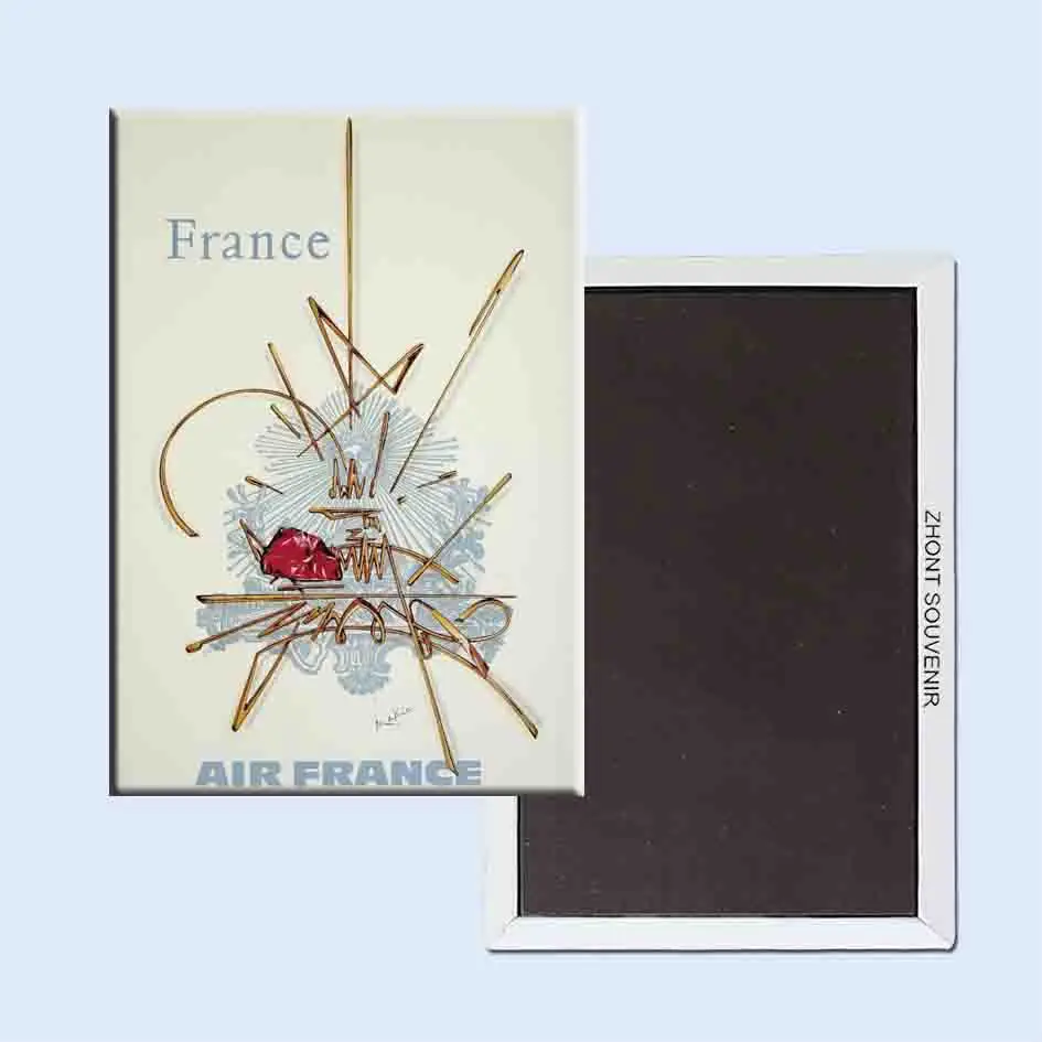 

Рекламные плакаты Air France 100%, ретро ностальгия, магниты на холодильник