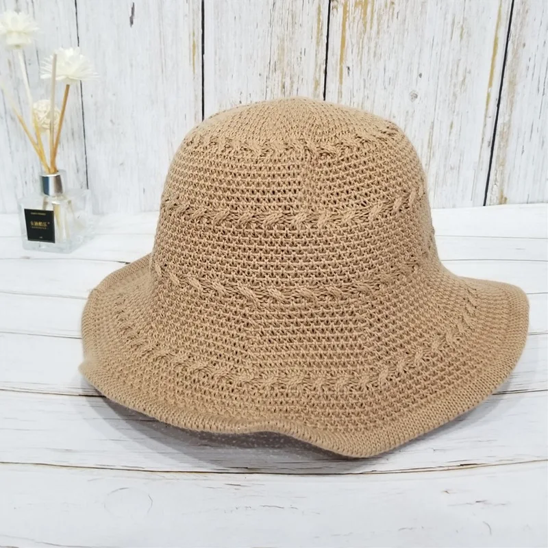 

Spring And Summer Japanese-style Flax Bucket Hat INS Women's Cotton Linen Bucket Hat Breathable Sun-resistant Literature And Art