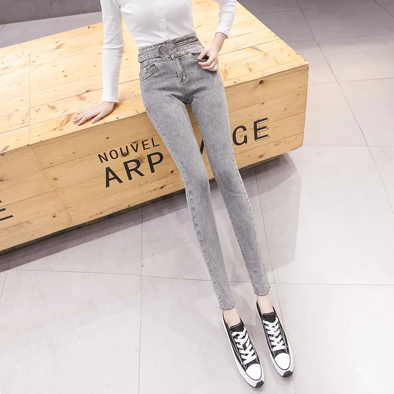 THHONE Seluar Jeans Pants Women High 