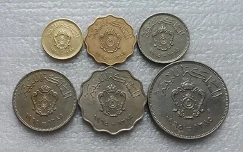 

Set 6Pcs Libya Coins Africa Original Coin Good Condition for Collection