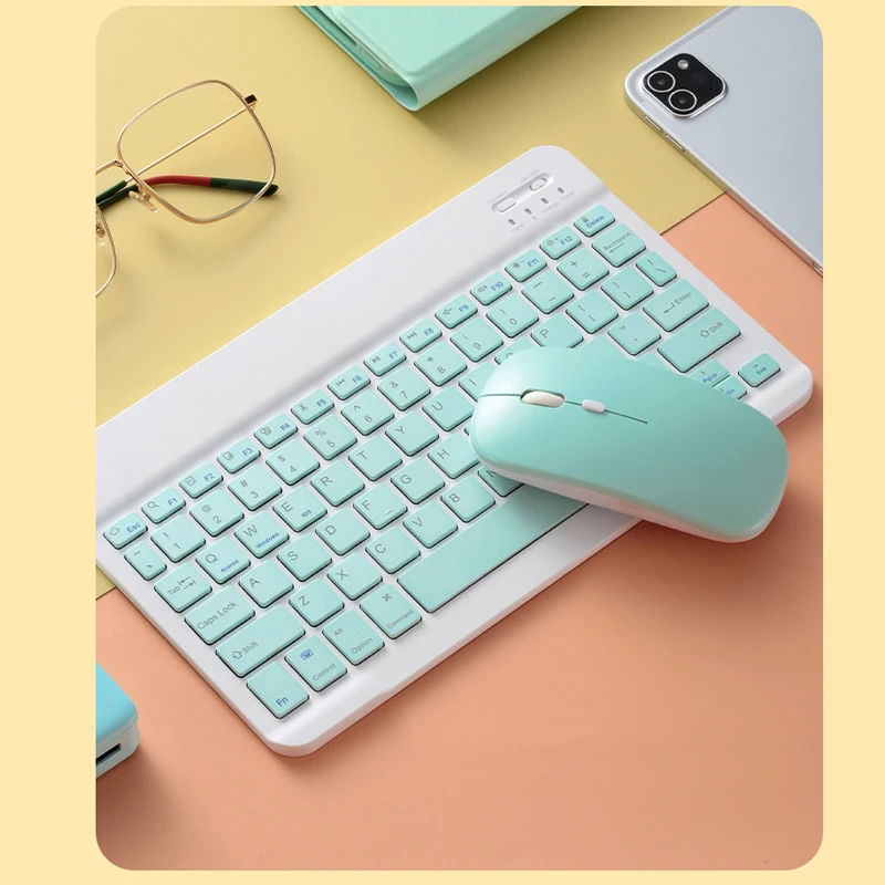 Rechargeable Wireless Bluetooth 5.0 Mouse For iPad Xiaomi Huawei Tablet 2.4G USB Silent Slim Computer Laptop Mice With Mousepad