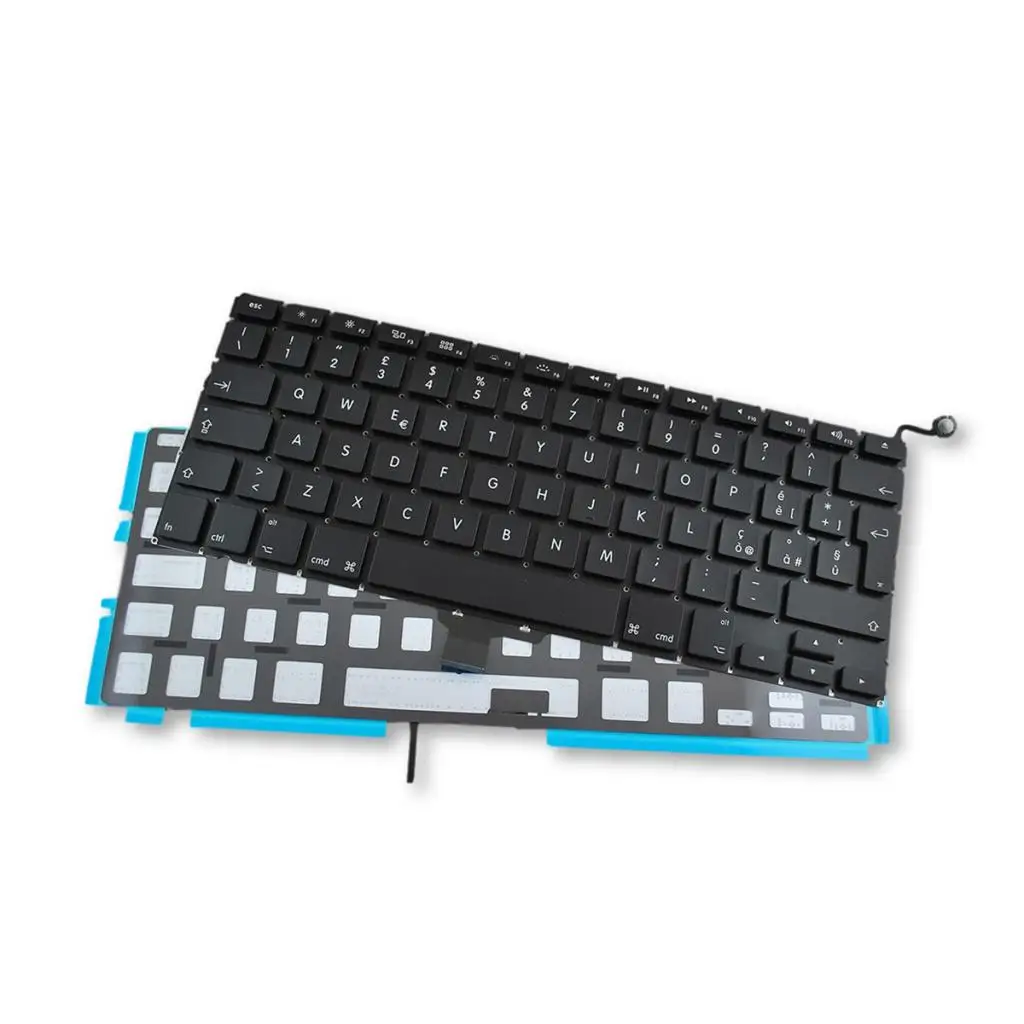 Portuguese UK German Layout Replacement Keyboard for Apple MacBook Pro A1278 MB466 MB477 MB990 Keyboard Repair Part Brand New