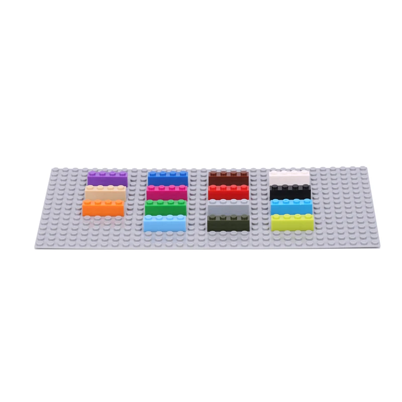 

100pcs/lot Building Blocks Spare Part 1*4 Higher Brick MOC DIY Assemble Toy for Adult Children with Logo