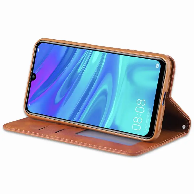 Для Funda huawei Y7 Чехол Флип кошелек Магнитный чехол для huawei Y9 Чехол кожаный роскошный Винтажный чехол с держателем для карт