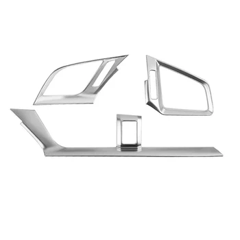 

ABS Central Control Air Vent Outlet Decoration Cover Trim Sticker for Honda Civic 2019-2016 (3Pcs)