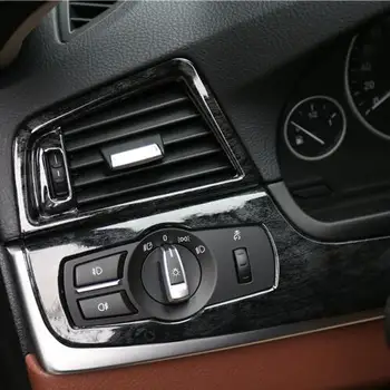 

Black Imitation Wood Steering Wheel Gear Door Moulding Glasses Switch Air Outlet Decor Frame For BMW 525 520 523 528li CAA196B