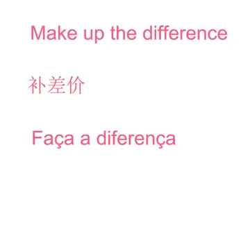 

Make up the difference