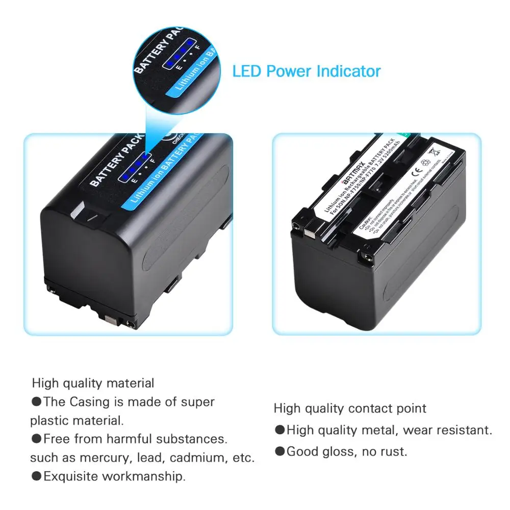 4X 5200mAh NP-F750 NP F750 F730 F770 Battery with LED Power Indicator + LCD Dual USB Charger for Sony CCD-TRV215 CCD-TR917 camera battery charger rechargeable battery charger