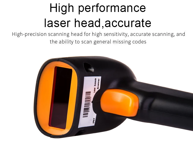 Automático sem Fio Scanner de Código de Barras Leitor de Código de Barras Kefar Usb Suporte Supermercado Pos Terminal Loja Varejo 2d qr Pdf417 2.4g - Imagem 3