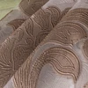Brown Tulle Curtain