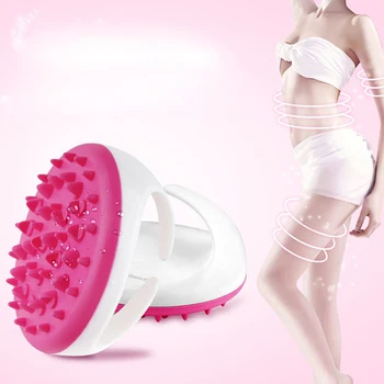 

2019 New Handheld Bath Shower Anti Cellulite Full Body Massage Brush Slimming Beauty Pass Through The Active Brush Body Brush