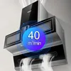 Range Hood Home Kitchen Side Suction Smart Motion High Suction Frequency Conversion UV Disinfection Cabinet Type Grease Pump 3