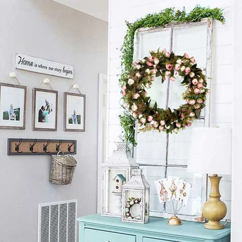 

Christmas Flower Wreath Rose Garland With Elegant Best For Home Wall Door And Window Decoration Wedding Decoration