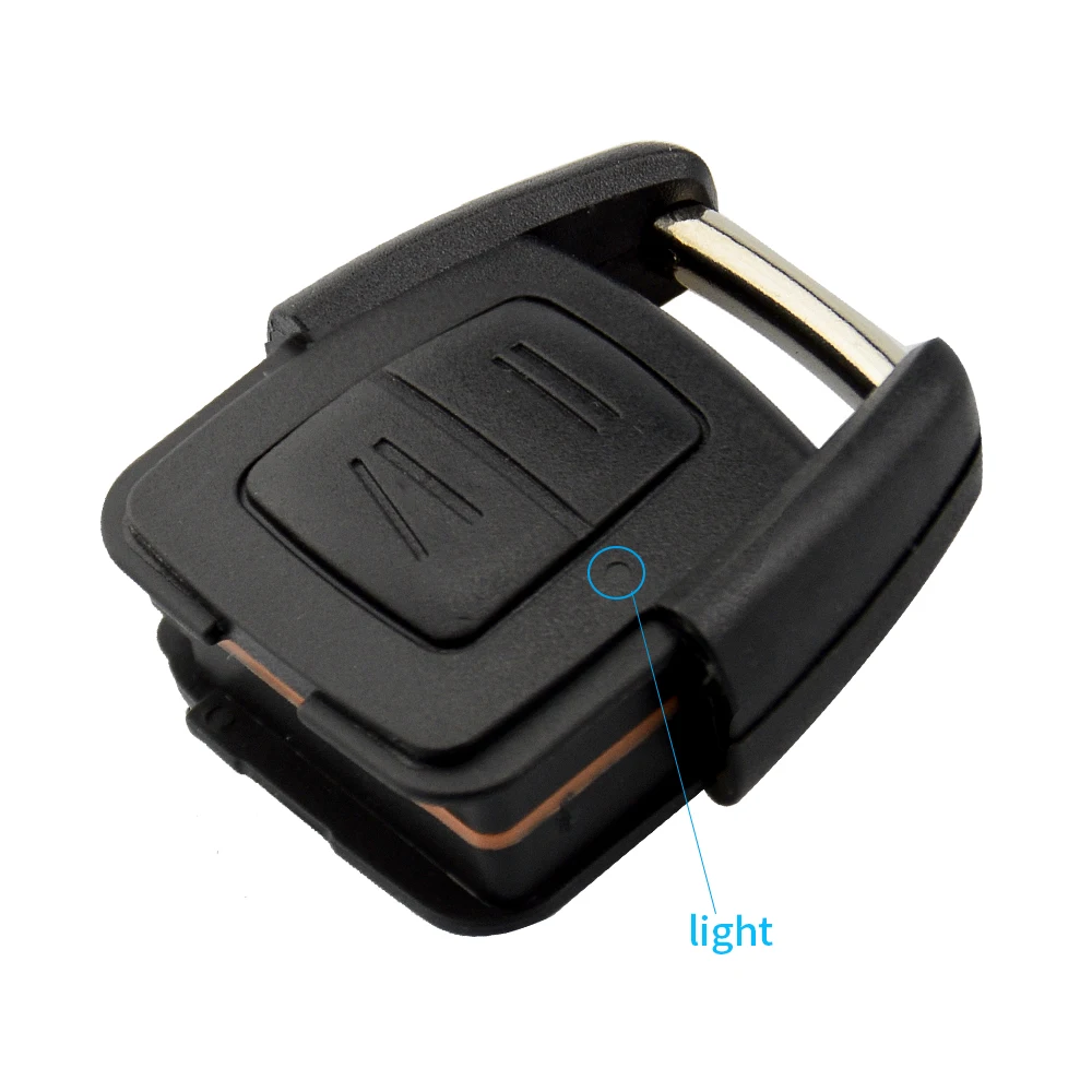 OkeyTech 2 кнопки дистанционного ключа автомобиля оболочки для Vauxhall Opel Corsa Agila Meriva Combo& 2 микро аккумулятор авто брелок, чехол для ключей - Цвет: ONLY SHELL