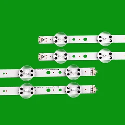 Fita de led retroiluminação para tv lg, 4 peças, 49 ''tv 6916l 2862a v17 49 r1 + l1 art3 lclc490dgg (fk) (md)