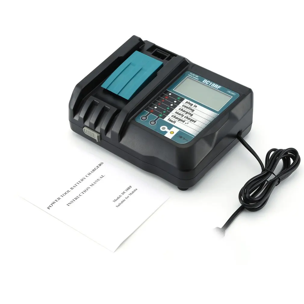 Сменное литий-ионное зарядное устройство 14 4 в 18 замена DC18RC DC18RD DC18SD DC18SF DC18RT для MAKITA