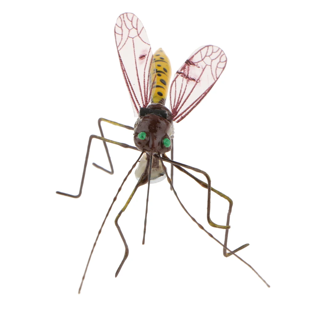Artificial Mosquito Garden Decor Halloween Ornament Props Fly Fishing Lures 