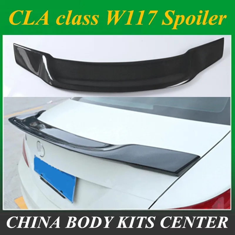 Mercedes W117 спойлер из углеродного волокна для Benz CLA Class 2013 + задний спойлер|Спойлеры и