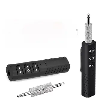 

Mini 3.5mm Jack Bluetooth Car Kit Handsfree Music Audio Receiver Adapter Auto AUX Kit for Speaker Headphone Car Stereo