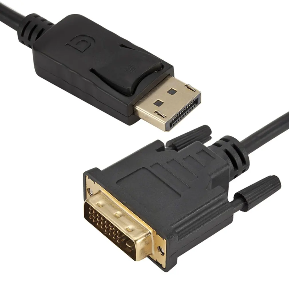 DP Для переходника dvi кабельный дисплейный порт к DVI 24+ 1 кабель-адаптер 1,8 метров 1080P многофункциональный дисплей