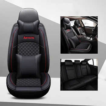 

New Leather Universal car seat covers For Bmw f11 f15 f20 f25 f30 f34 f48 gt m m4 serie 1 5 gt of 2018 2017 2016 2015
