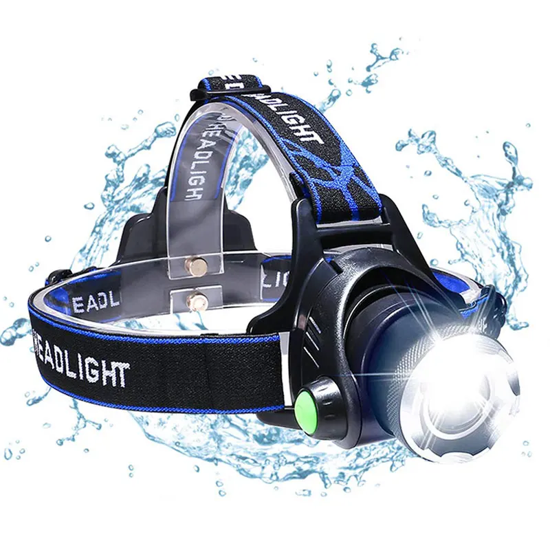 

T6XM-L2 LED Headlamp Zoomable Camping Light Waterproof Fishing Headlight Flashlight 18650 DC/Car/Usb/ Charging Bicycle Light