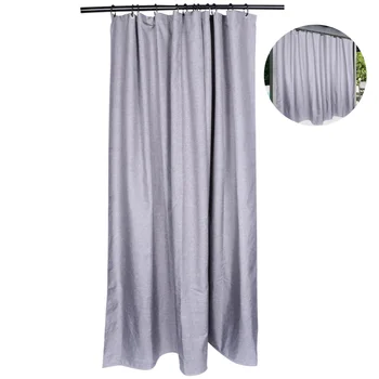

Imitation Linen Curtain Outdoor Pool Curtain Partition Curtain Waterproof Hanging Curtain for Partition (Grey)