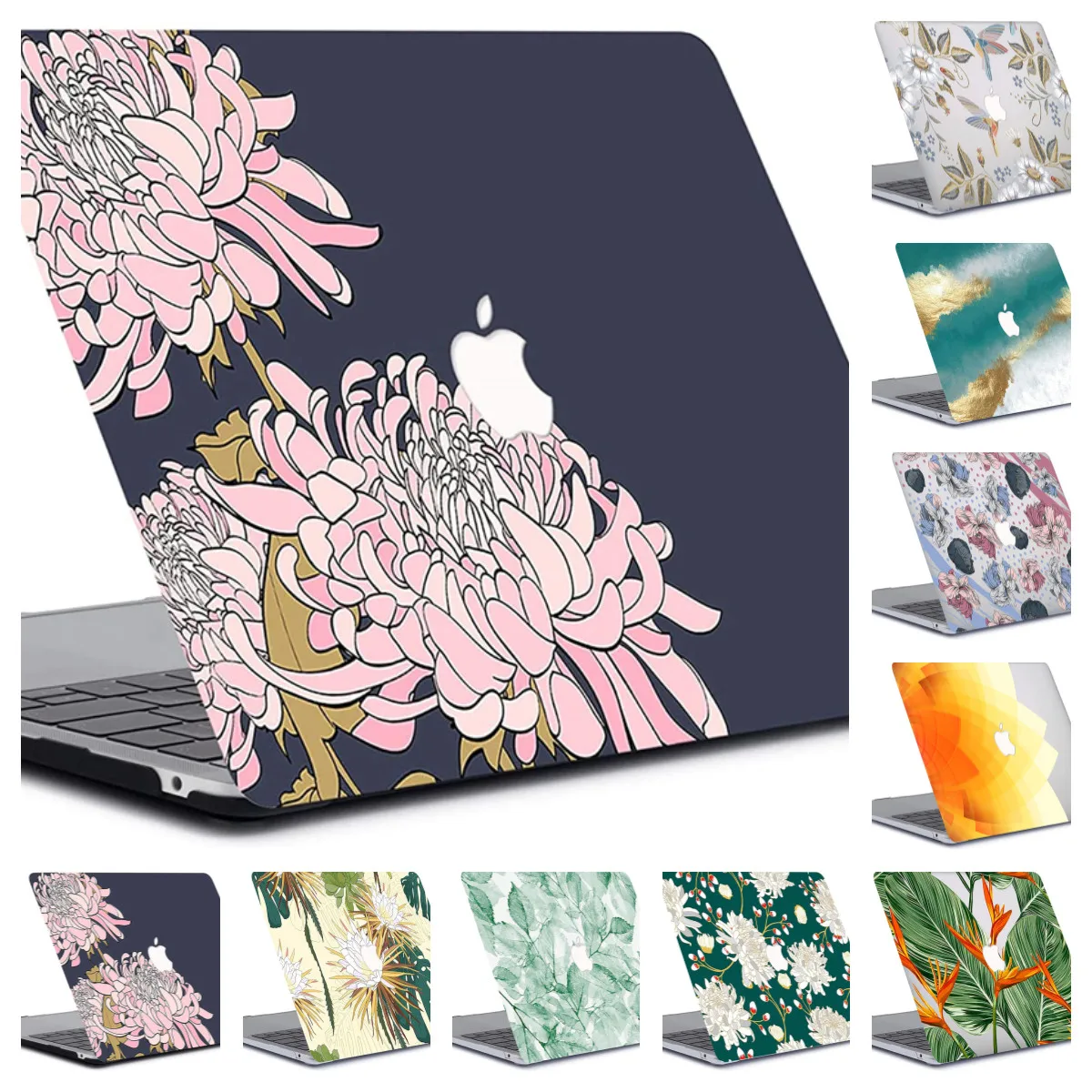 

Flower Laptop Case Shell For Macbook Air A1932 A2179 Pro13 2020 Laptop Sleeve Pro 13 Cover a2289 a2251 A1706 A1989 A2159 A1708