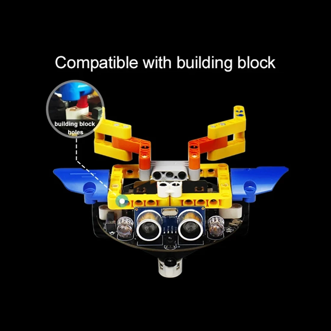 DIY Obstacle Avoidance Smart Programmable Robot Car Educational Learning Kit With/Without Mainboard For Micro:Bit Kids Toy Gift