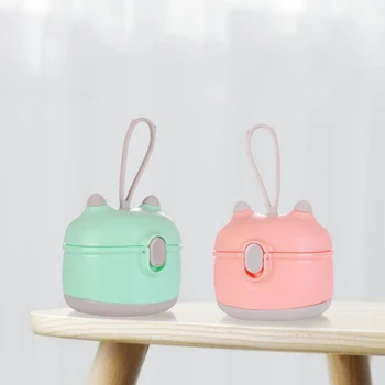 

Cartoon Portable Feeding Milk Powder Storage Box Dispenser Bottle Container Cartoon Appearance Small Size Easy To Carry Gifts