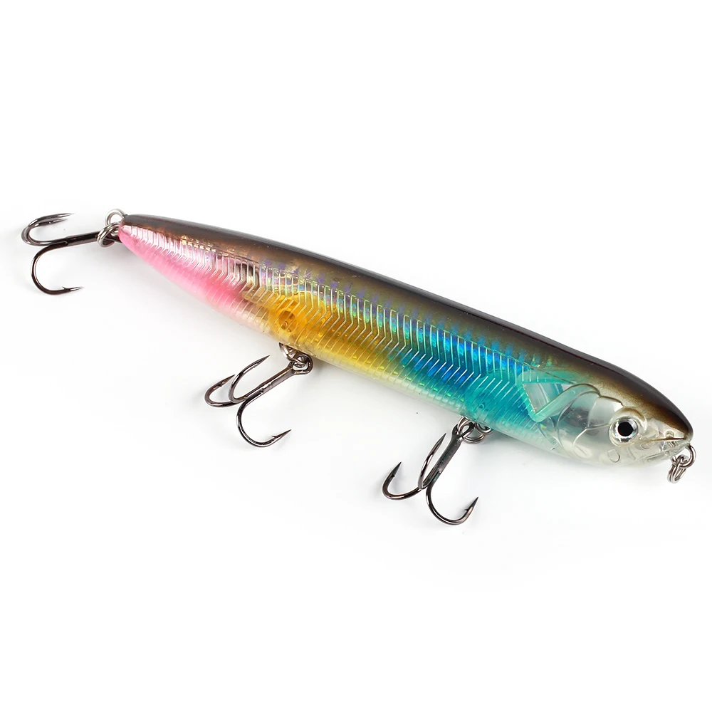 Bowstick Super Big Topwater Pencil Lure Wobbler 130mm 25.9g Holographic  Fishing Walking Bait