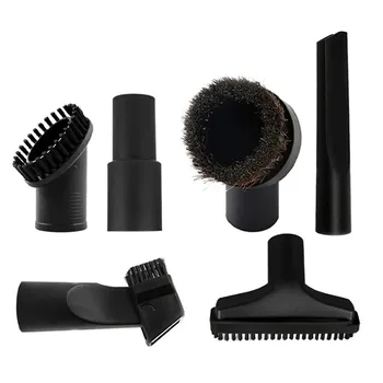

Vacuum Cleaner Brush Head Suction Tips Nozzle Adapter Swivel Head Professional Attachment Kits Vacuum Cleaner Accessories 6Pcs