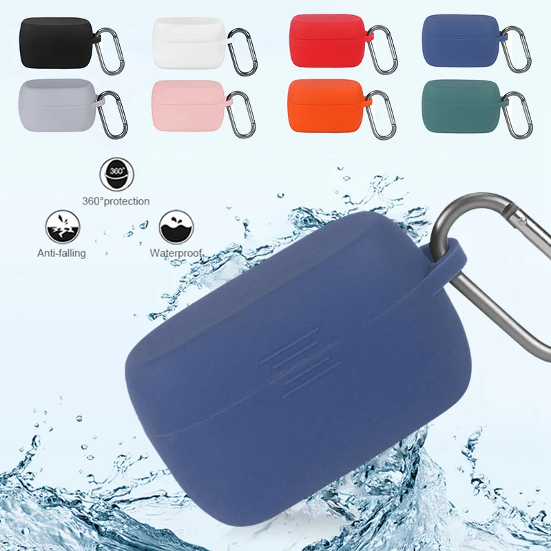 Earphone Case For Jabra Elite Active 75t Headset Accessories Soft Silicone Shockproof Protective Headphones Storage Cover | Электроника