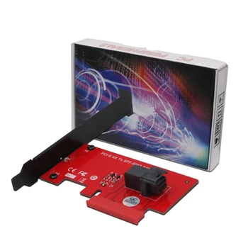 

SFF 8643 to PCIe 4X Adapter Module 2.5 Inch U.2 PCIe-NVMe 36-Pin SSD Converter Board Desktop PC for Windows 10/8 X6HA