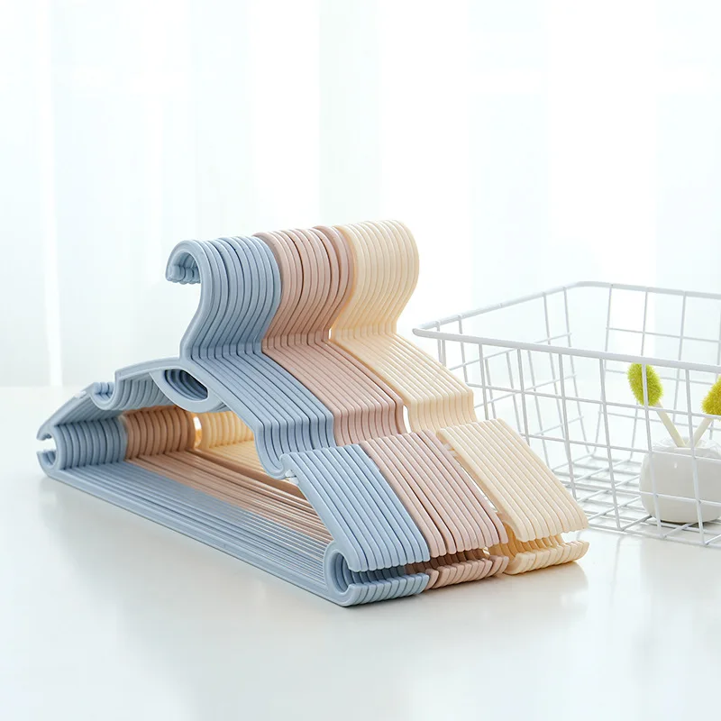

10pcs/Lot Portable Clothes Hangers Non-Slip Hook For Suit Coat Closet Garment Outdoor Drying Rack Plastic Clothing Hanger