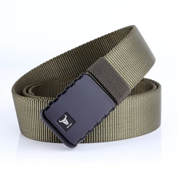 

3.8cm Thicken Nylon Tactical Belt Army Specialized Armed Applied Commuter Waist Belt 110/130cm Men/ Women Military Training Belt