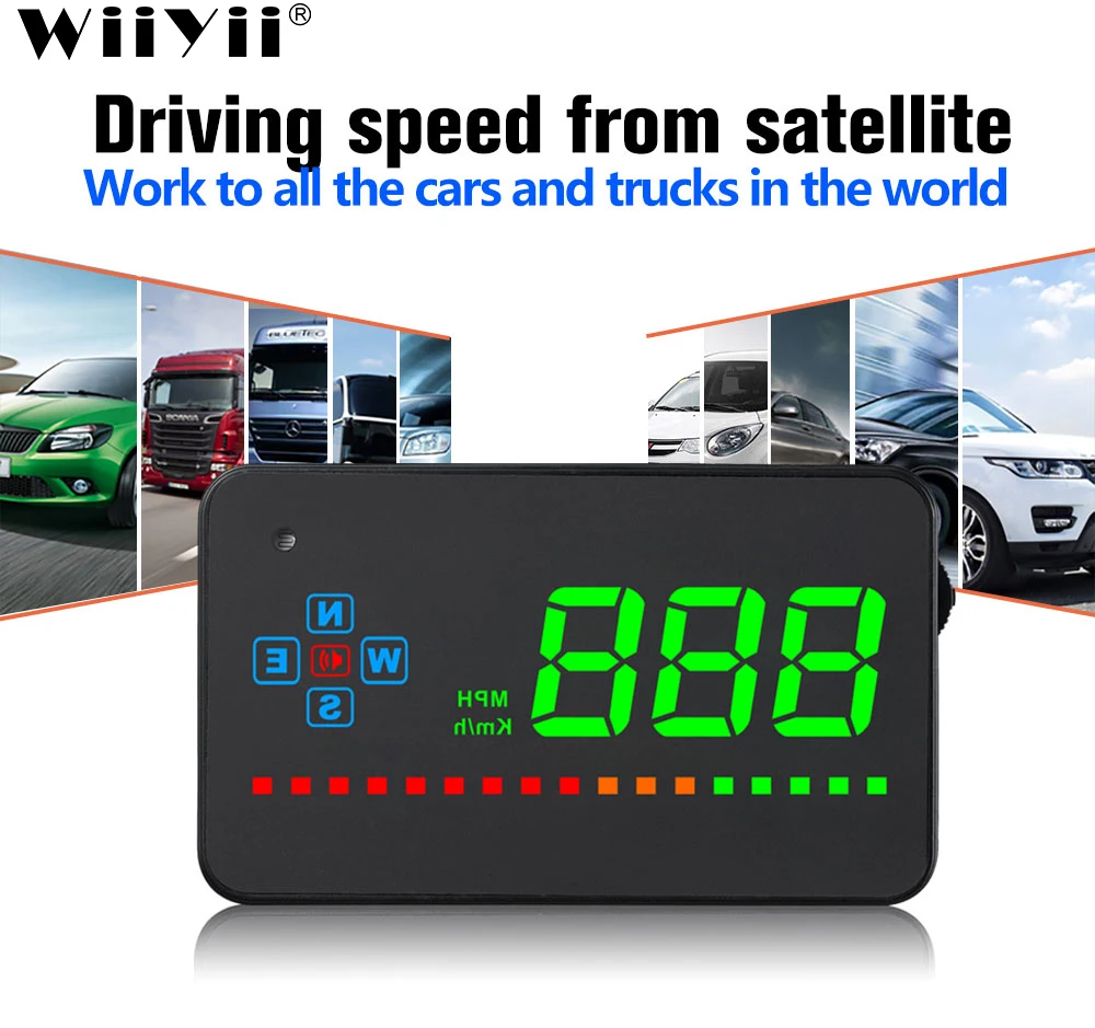 Дисплей на лобовое стекло A2 универсальный цифровой прибор для измерения