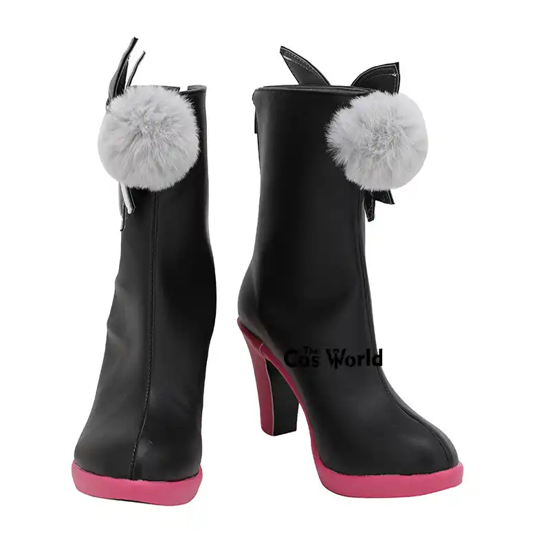 Love Live School Idol Juego De Arcade De Cola Doble De Gato Cosplay Personalizado Botas De Tacon Alto Zapatos Aliexpress
