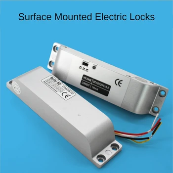 전기 장붓 구멍 잠금 장치, DC 12V, 전기 낙하 볼트 잠금 장치, 도어 액세스 제어, 보안 잠금 시간 지연