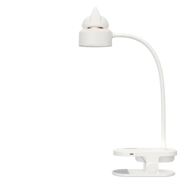 Lampe LED à pince de Table 2 en 1, tête de lit, pince de livre, Flexible à  360 °, col de cygne, veilleuse de lecture, chat mignon | AliExpress