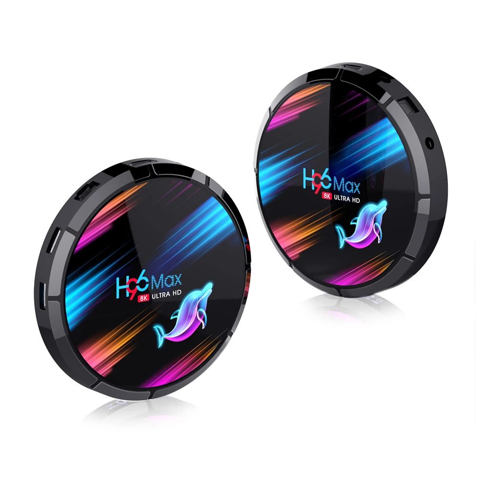 H96 MAX X3 Android 9,0 ТВ-приставка Amlogic S905X3 4 ГБ 32 ГБ 64 Гб 128 ГБ 2,4 ГБ 5G Wifi Bluetooth HD 1000 м AV SPDIF H96Max 8K телеприставка