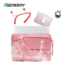 Сумка для ноутбука MacBook Air Pro lenovo hp samsung ASUS acer Xiaomi HUAWEI 13 15,6 12 дюймов Водонепроницаемый чехол для ноутбука