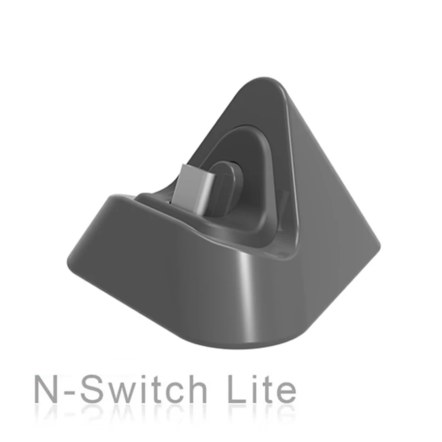 Gray Rend Switch Lite док-станция Подставка для зарядного устройства портативная мини usb type-C зарядная станция для nintendo Switch Lite аксессуары - Цвет: Gray