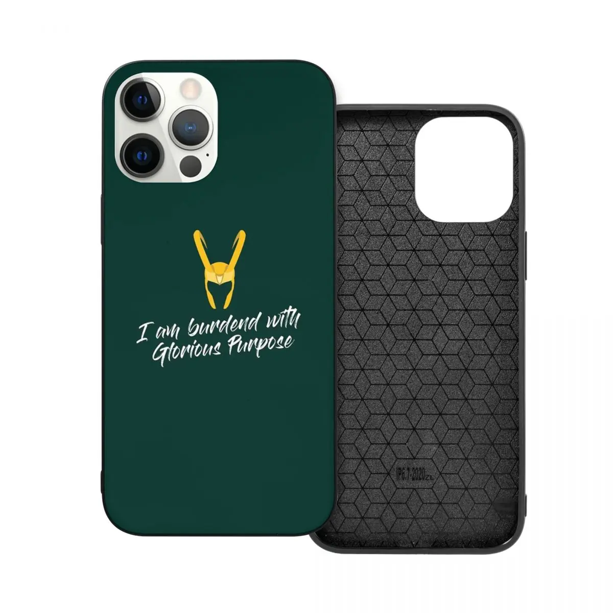 Glorious Purpose PC Glass TPU Phone Cover for iPhone 13 12 11 Xs Xr X Pro Max Mini 7 8 Se2 Plus 6 6S | Мобильные телефоны и