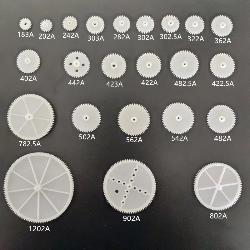 Все виды M0.5 пластиковые однослойные шестерни s мотор из ABS Вал зубчатые шестерни DIY игрушки робот Вертолет части дропшиппинг