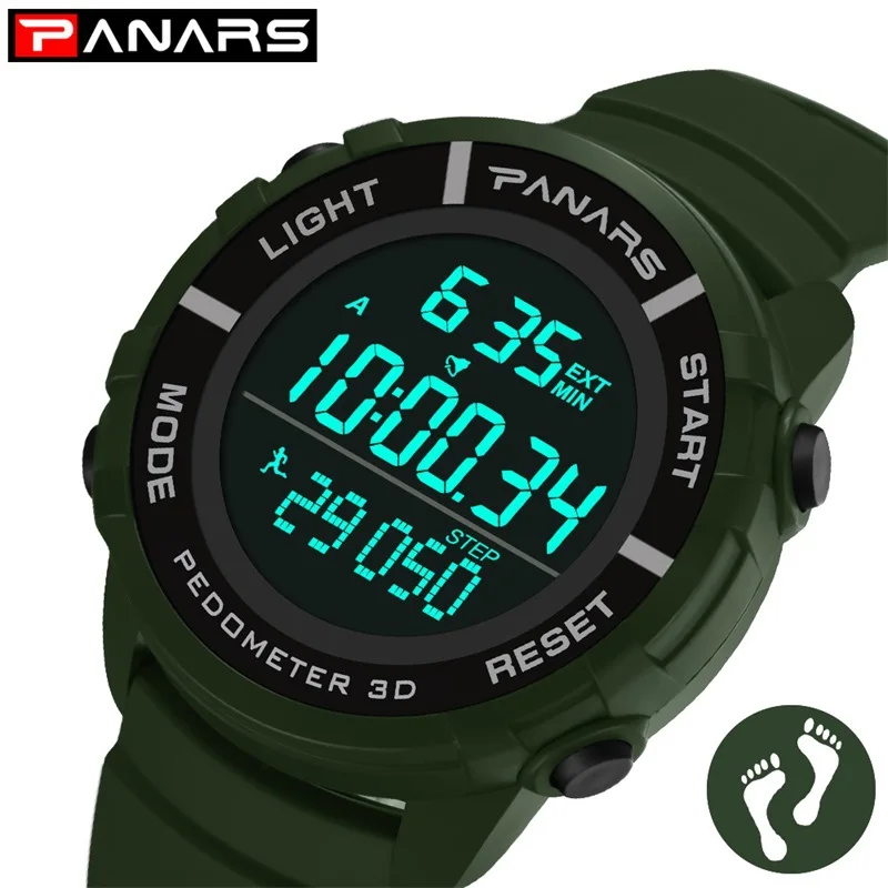 

PA Resistance When Mountain Climbing Sports Watch Men's Explosion Outdoor Multi-functional Electronic Watch Waterproof Timing St